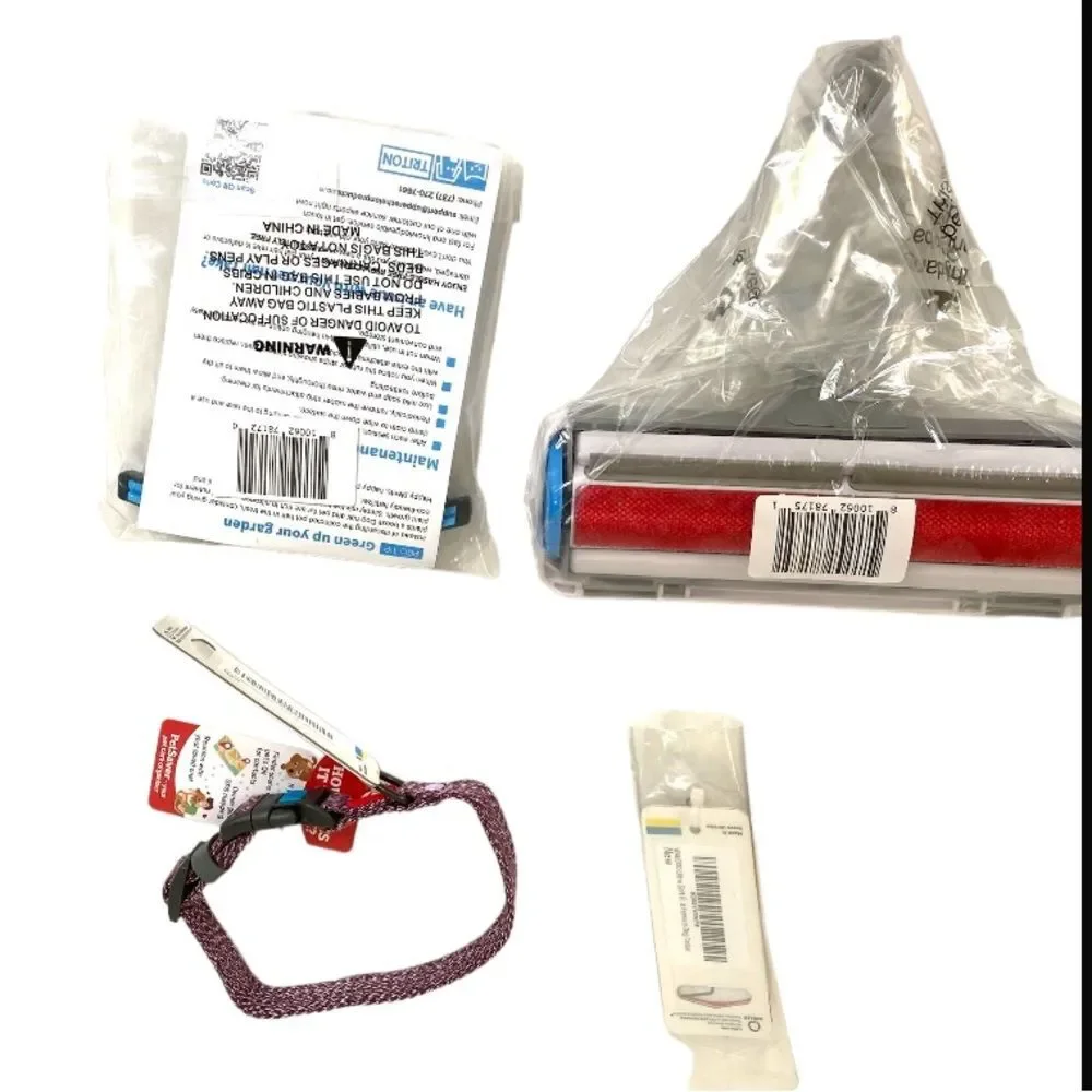 Brand new Bundle of Dog Collars and Pet Hair cleaner